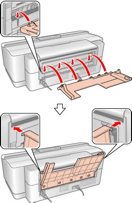 Loading Paper into the Rear Manual Feed Slot.